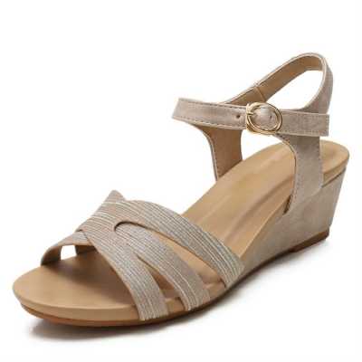 summer ladies sandles sandalias sandals women shoes for woman casual elegant Party wedge gladiator Shiny Rhinestone Comfortable
