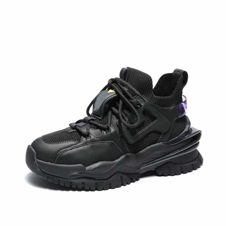 Women Sneakers Flat Platform shoes 2021 Splicing Thick bottom Outdoor running Casual Ladies Shoes student