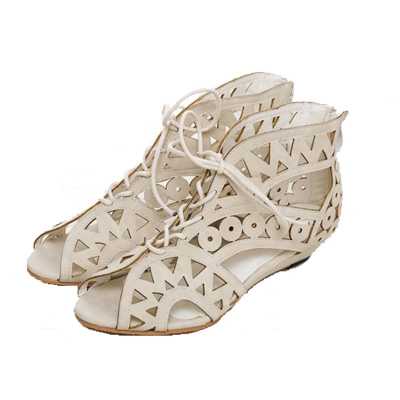 Woman Sandals Summer Hollow Out Back Zipper Gladiator Sandals for Ladies Female Low Heel Wedge Shoes Plus Size Footwear