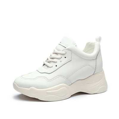 Women Chunky Sneaker Flat Platform casual Shoes Thick bottom Ladies Sneaker 2019