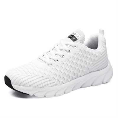 Fashion Women Lightweight Sneakers Running Shoes Outdoor Sports Shoes Breathable Mesh Comfort Running Shoes Air Cushion Lace Up