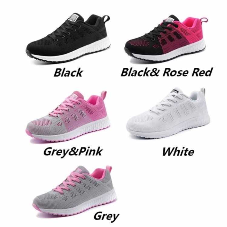 Women Casual Shoes Fashion Breathable Walking Mesh Flat Shoes Woman White Sneakers Women 2021 Tenis Feminino Female Shoes
