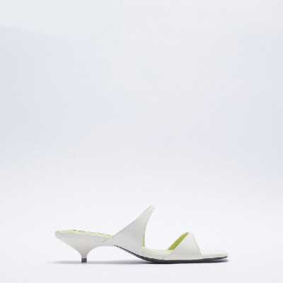 Summer square toe women slides low thin heel casual strap women sandals